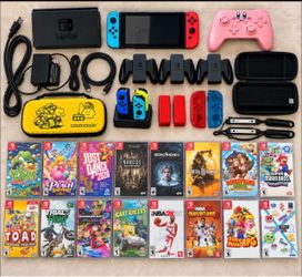 Nintendo Switch Bundle with Games and Accessories OBO