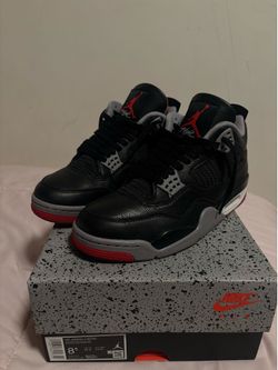 Jordan 4s "Bred Reimagined" sz 8.5