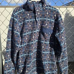 Patagonia Men's Lightweight Synchilla Snap-T Pullover Jacket Snow Beam Meduim