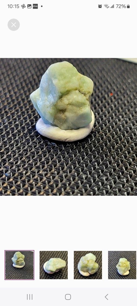 Rare Brazilian Emerald Specimen Rough Socoto Mine Emerald 8.90ct Jewelry Natural