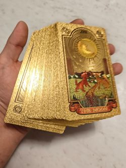 Gold Foil Tarot Card Deck
