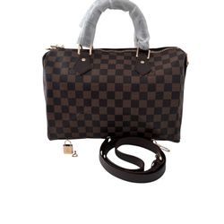 Brown Leather Speedy