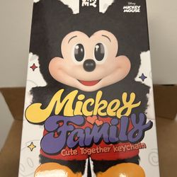 Mickey Family Cute Together Keychain Series