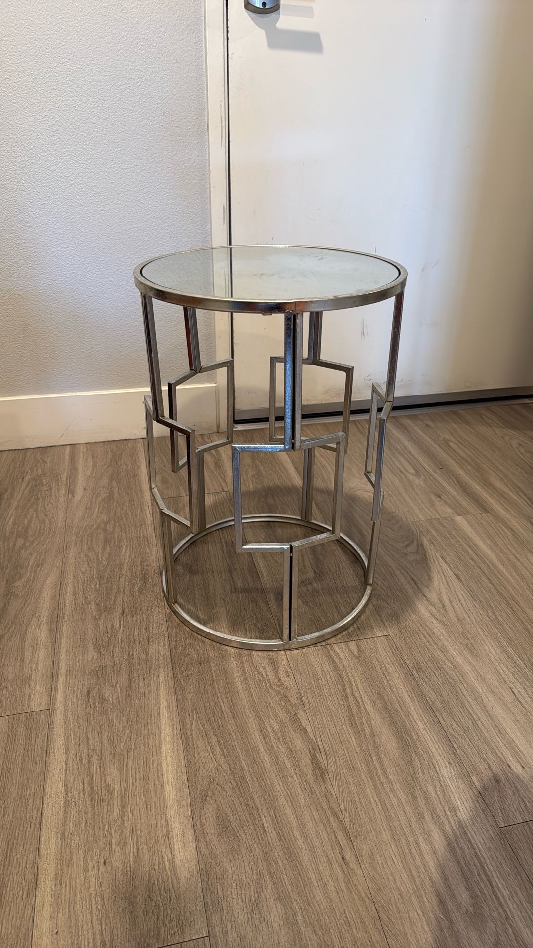 End Table Silver