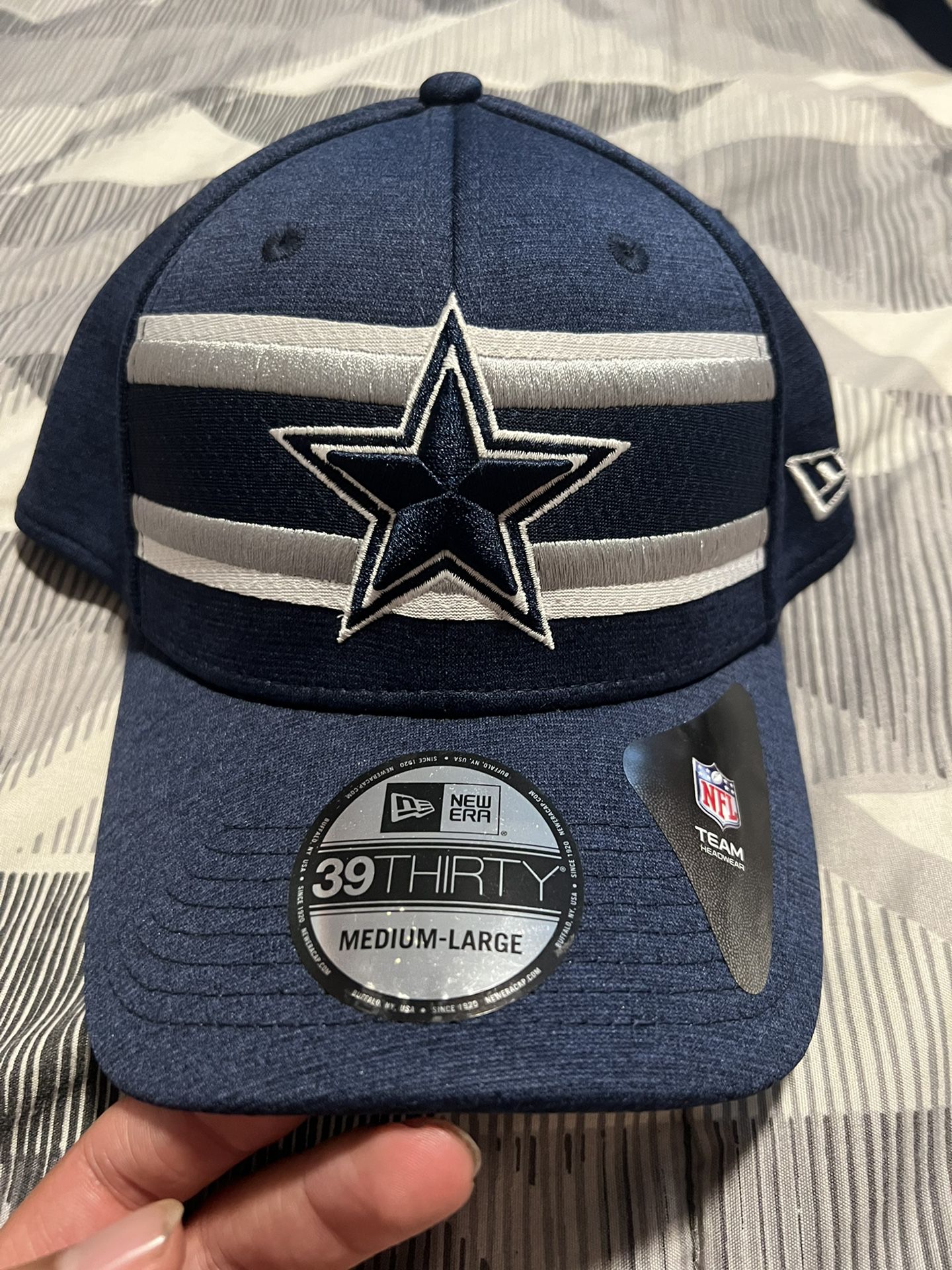 Dallas Cowboys Hat Cap Gorra Medium Large Flex Fit Stretch Fit