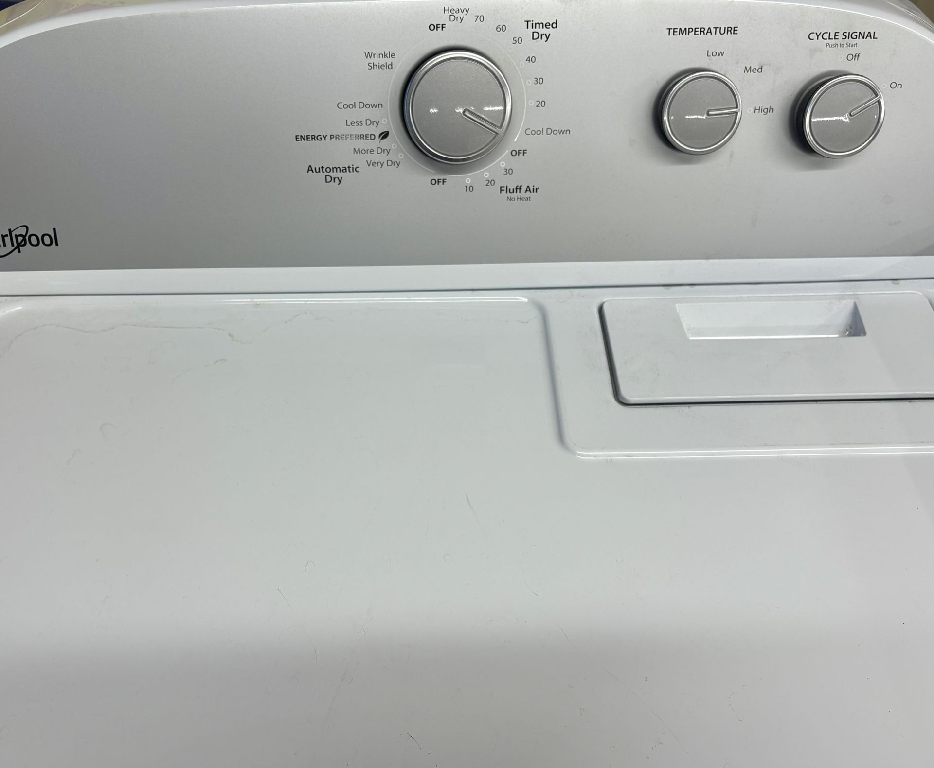 Whirlpool Dryer White $250