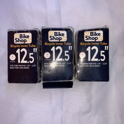 12.5 inch bicycle tubes or wheelbarrow