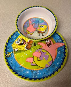 SpongeBob SquarePants Plate and Bowl Set
