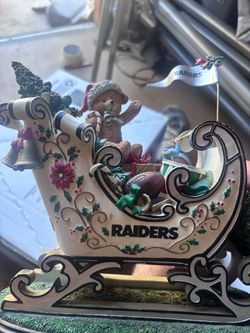 Oakland Raiders Christmas Sleigh
