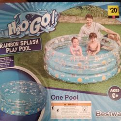Rainbow Splash Play Pool Brand New $15 