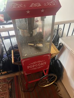 Vintage Popcorn Machine 