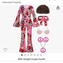 Hippie Halloween Costume Xl