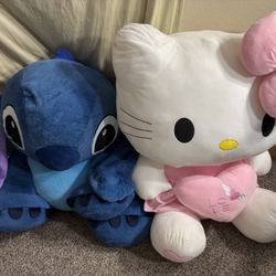 Stitch & Hello Kitty Big Plush 