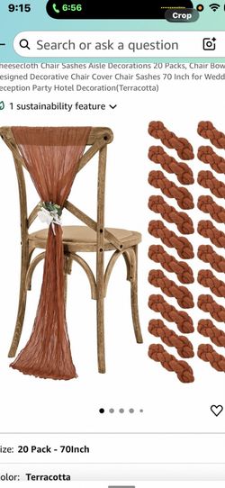 Chair Sashes