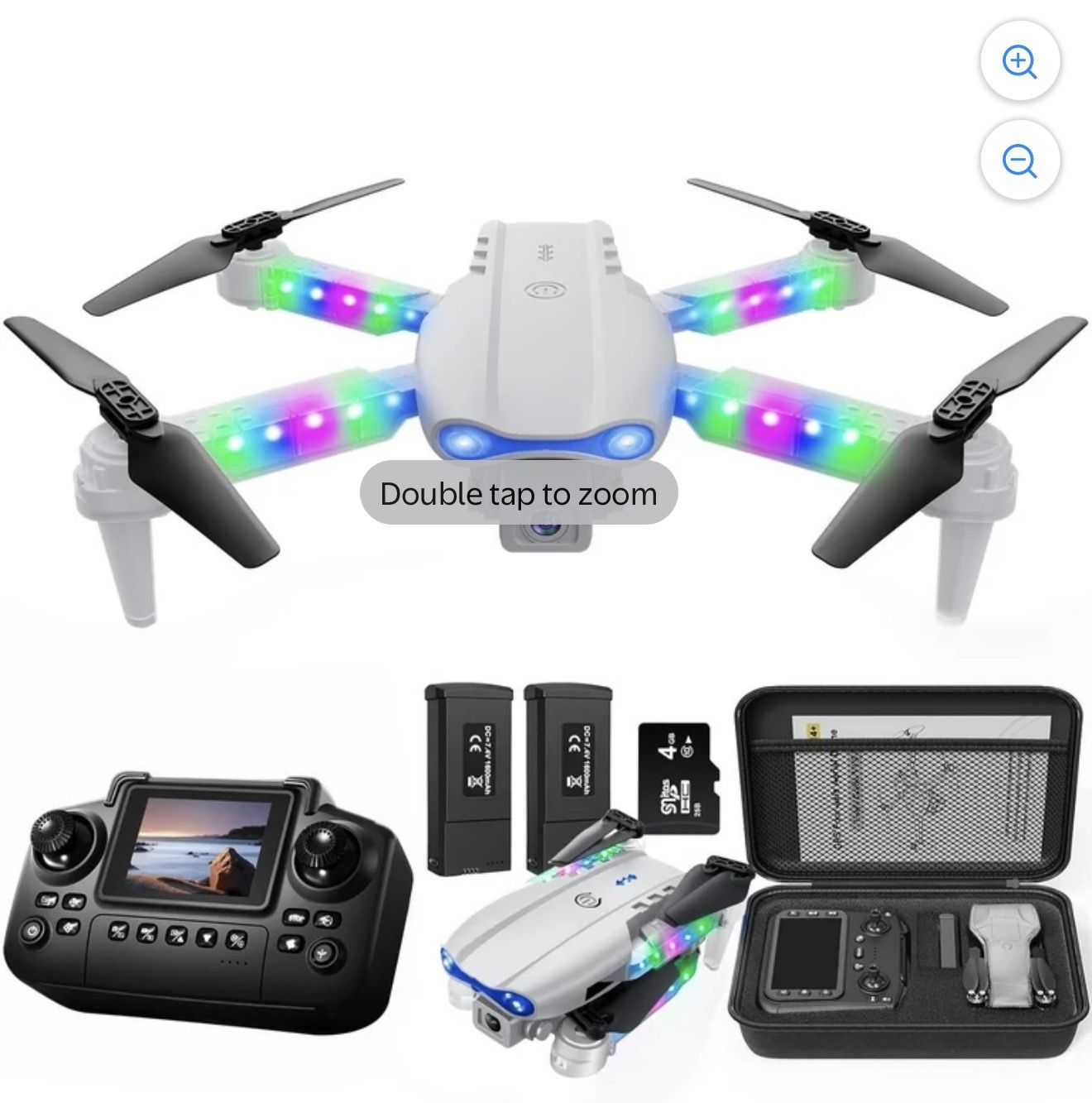 New Drone with Screen Remote Control and Cool Lights