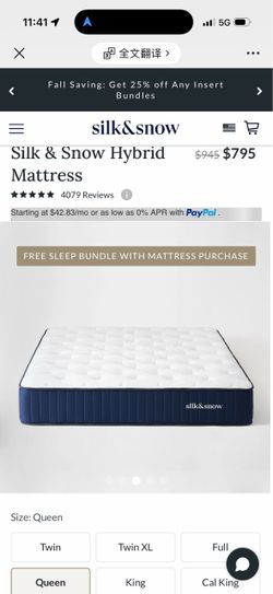 Silk & Snow Hybrid Mattress