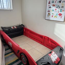 Race car bed frame