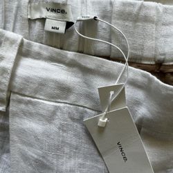 Womens Vince Linen Pants, New With Tag