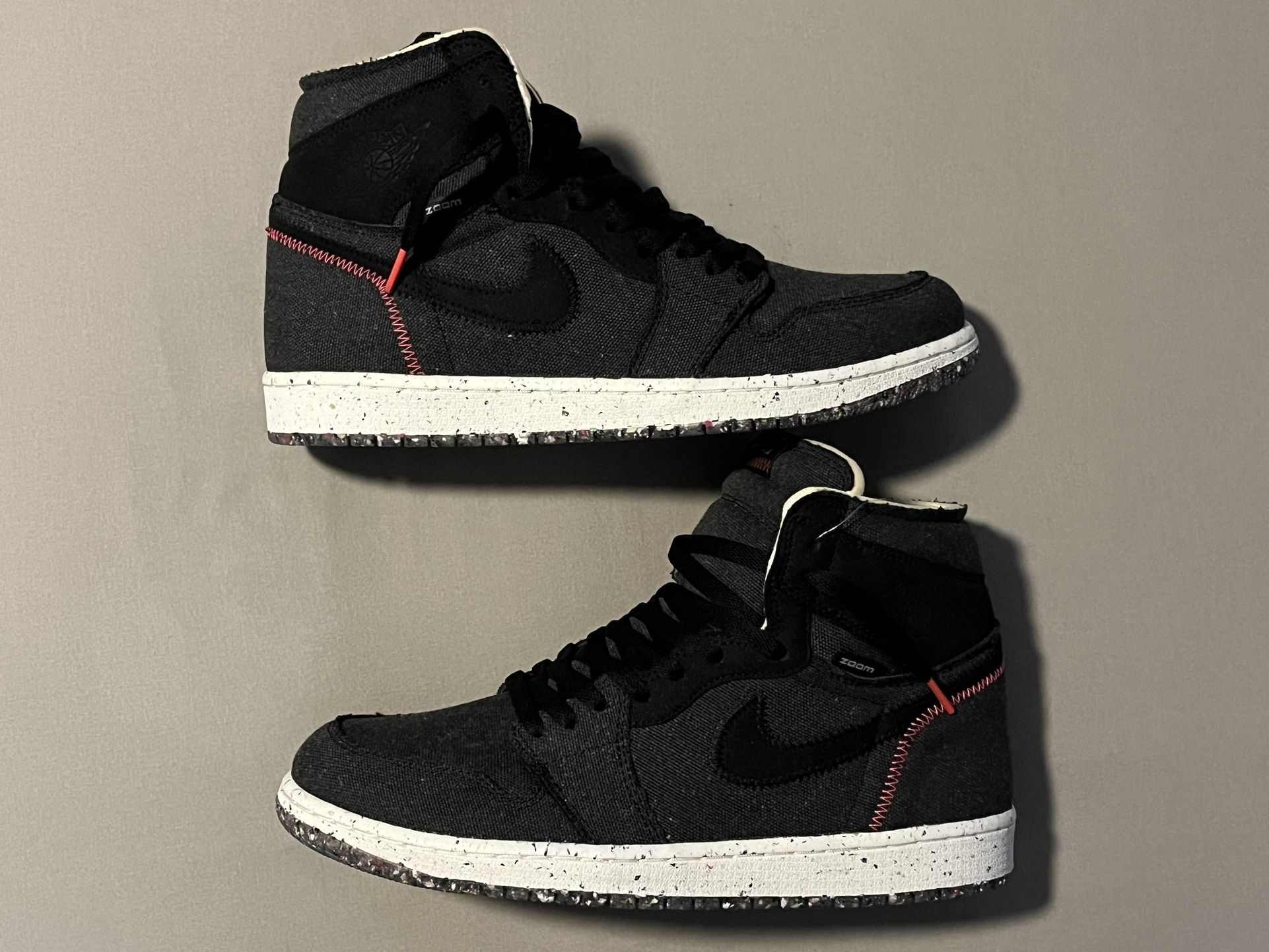 Nike Air Jordan 1 Retro High Zoom Crater Black Grey Brand New DS