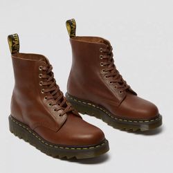 Dr Martens 1460 Pascal Leather Brown tan Luxor  Men’s Ziggy Sole