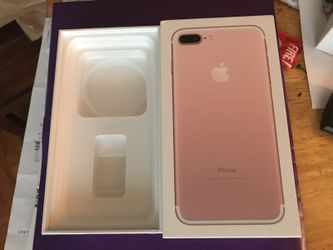 iPhone 7 plus box only