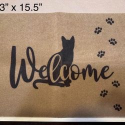 Cat Welcome Mat