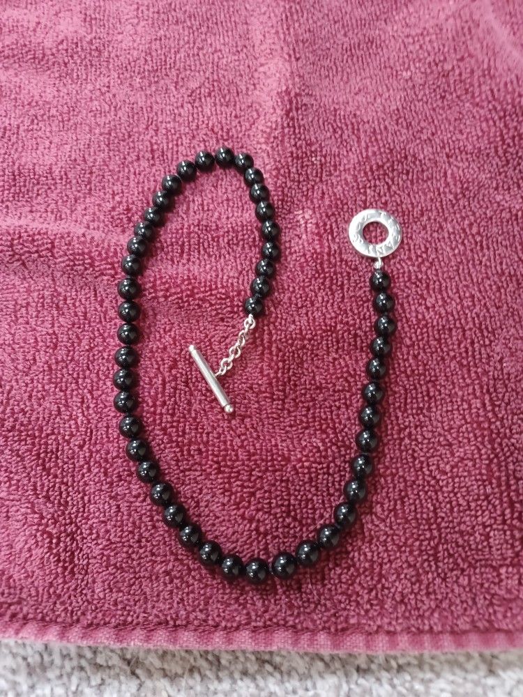 Tiffany @ Co. Black Onyx Necklace 