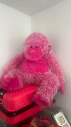 Giant hot pink gorilla