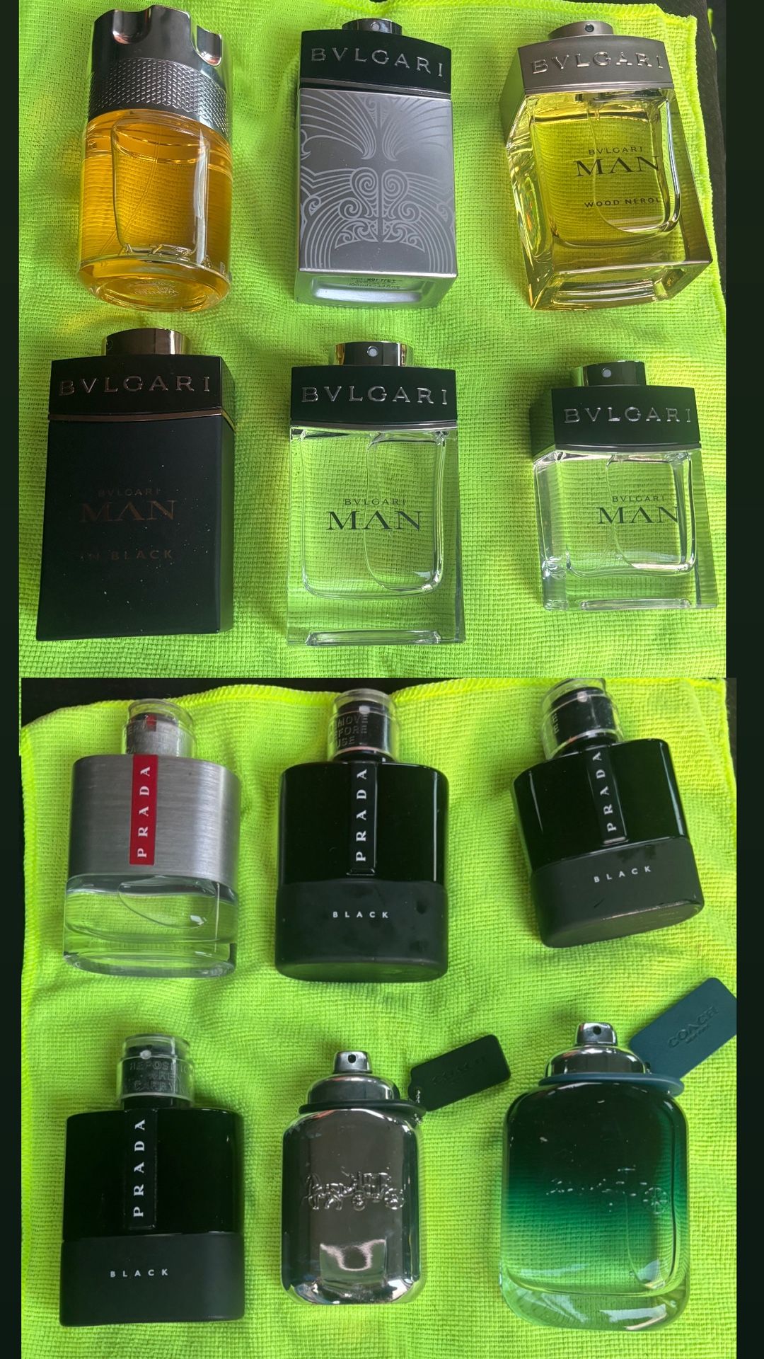 Colognes for sale No box all Filled Never Used