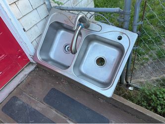 33” drop in sink.