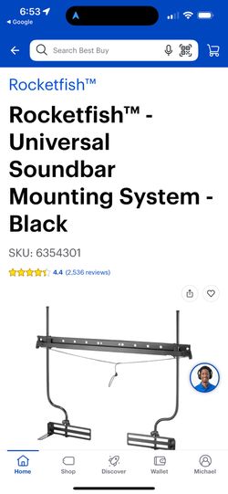 Sound bar mounting system