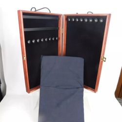 ShowCases To Go Jewelry Display Traveling Display Trade show case black wood #1