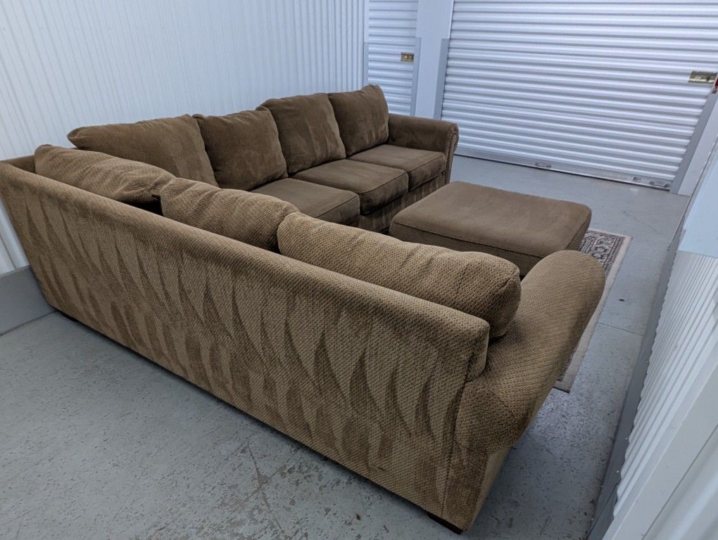 Sectional Sofa With Ottoman Delivery Available 🚚