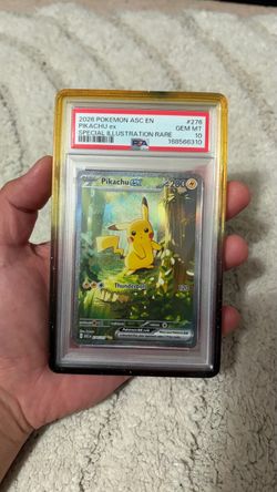 2026 Pikachu ex #276 Ascended Heroes PSA 10 GEM MINT