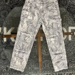 Hollister White Camp Pants