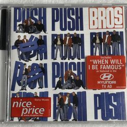 Push Bros – Push CD 1988 Columbia Records 80’s Synth Pop New Wave Album UK Group