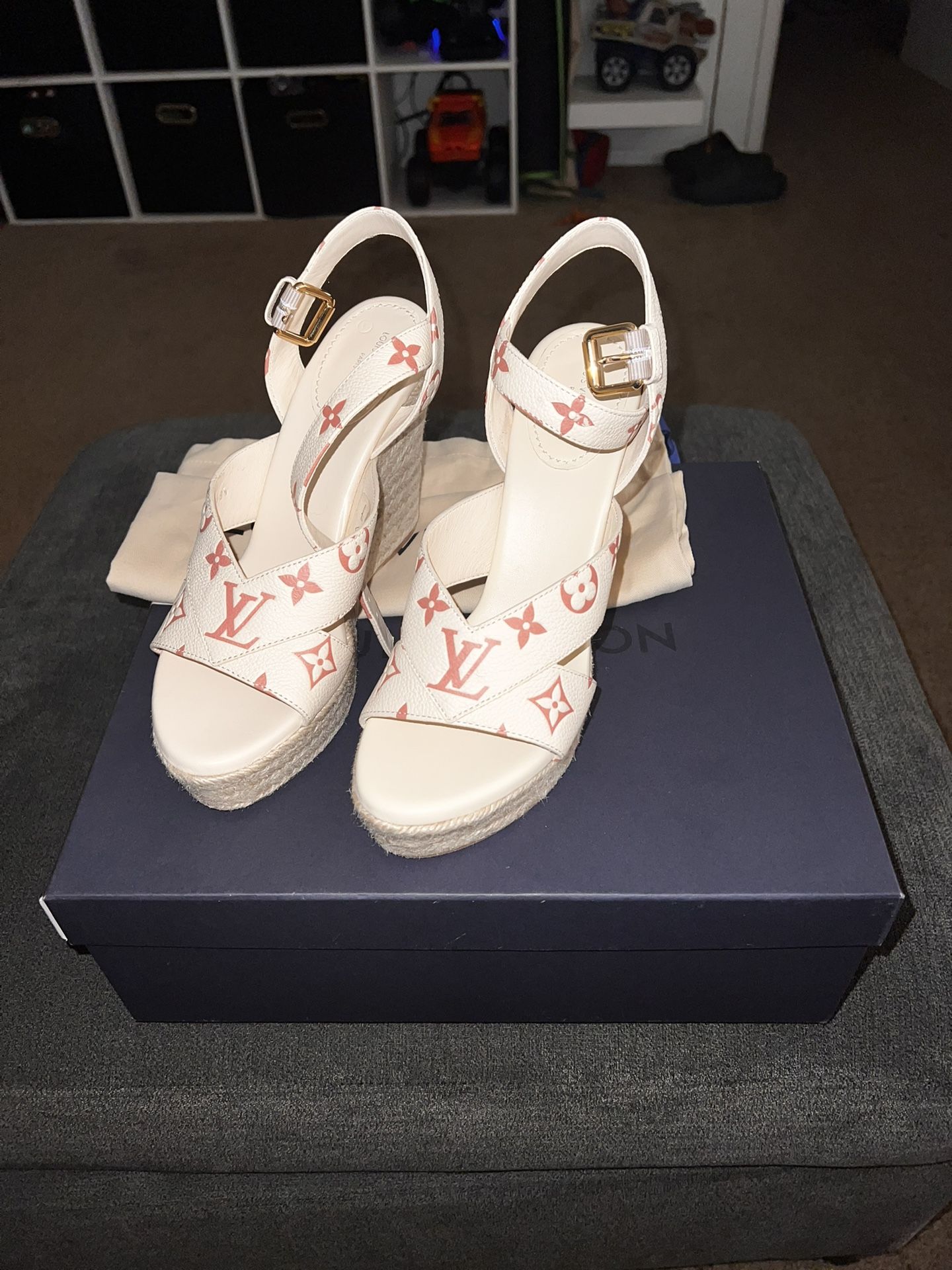 LV Starboard Wedge Sandals