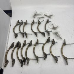 LOT OF 15 Amerock BP1331-O77 Natural Elegance Collection Pull - 5 1/4" - Brass