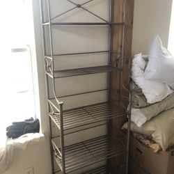 Tall Heavy Iron Shelf   