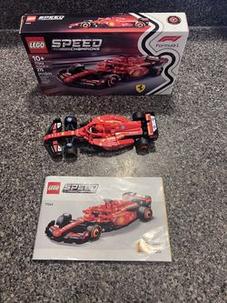 LEGO® Speed Champions Ferrari SF-24 F1 Race Car toy vehicle.