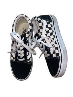 Vans Old Skool Checkerboard Low-Top Sneakers