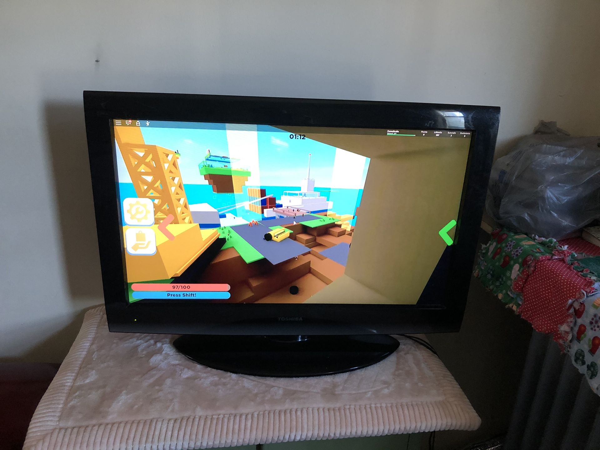 Toshiba tv with remote 32 inches