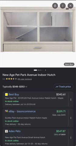 New Age Pet ECOFLEX Park Avenue Indoor Rabbit Hutch