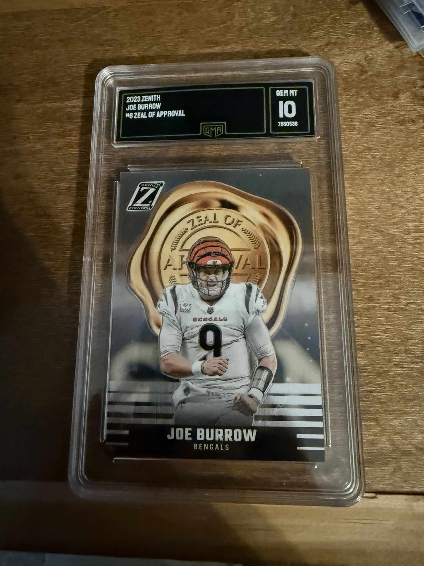 Joe Burrow 2023 Zenith Graded 10