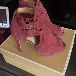 MICHAEL KORS Toe bootie suede 