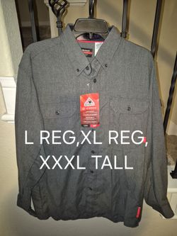 BULWARK FRC IQ SERIES LIGHT WEIGHT CONFORT GREY BUTTON UP SHIRTS