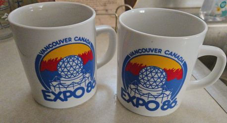 Vintage Expo 86  World Mugs and Guide and more