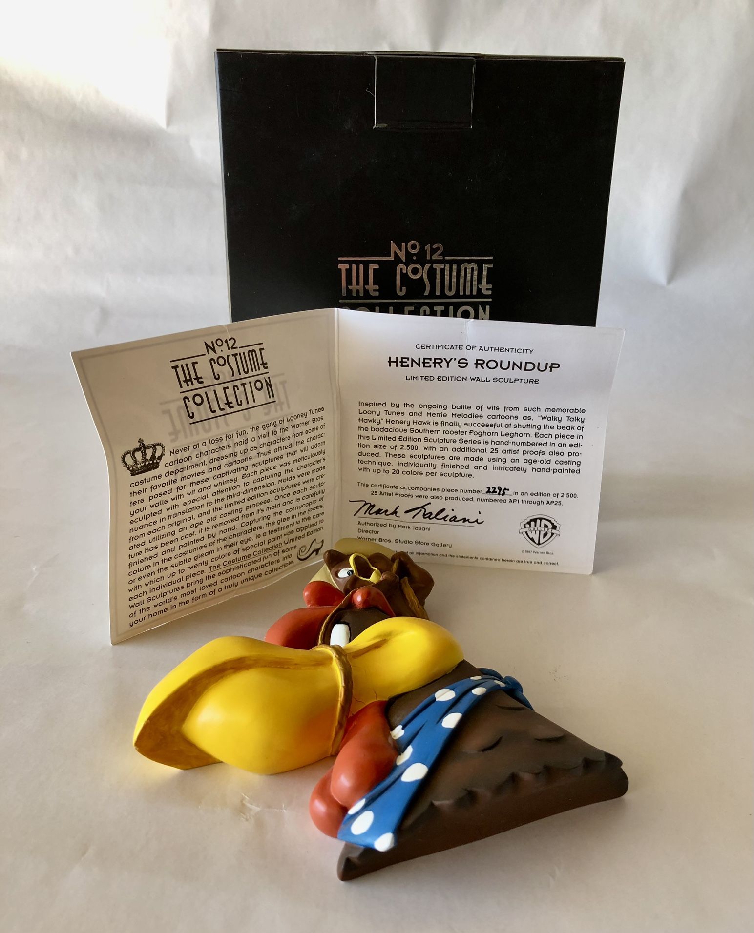 Warner Bros The Costume Collection Wall Sculpture