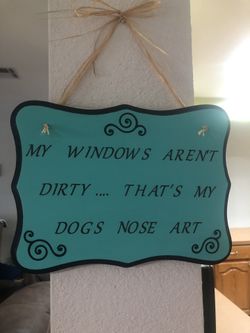 Homemade wooden plaque