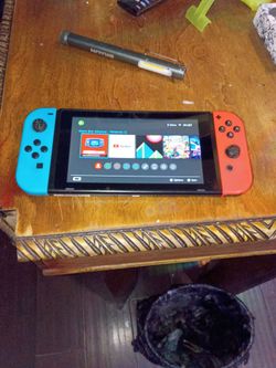 Nintendo Switch with Neon Joy-Cons